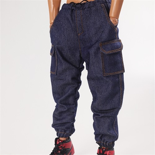 1 / 6 mens fashion pants cc005 Korean hip hop off shift pants jeans are loose